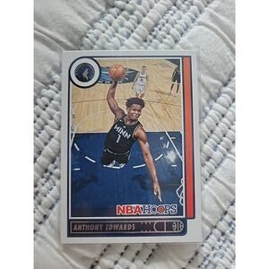 Anthony Edwards 2021-22 Panini NBA Hoops #151 - Minnesota Timberwolves